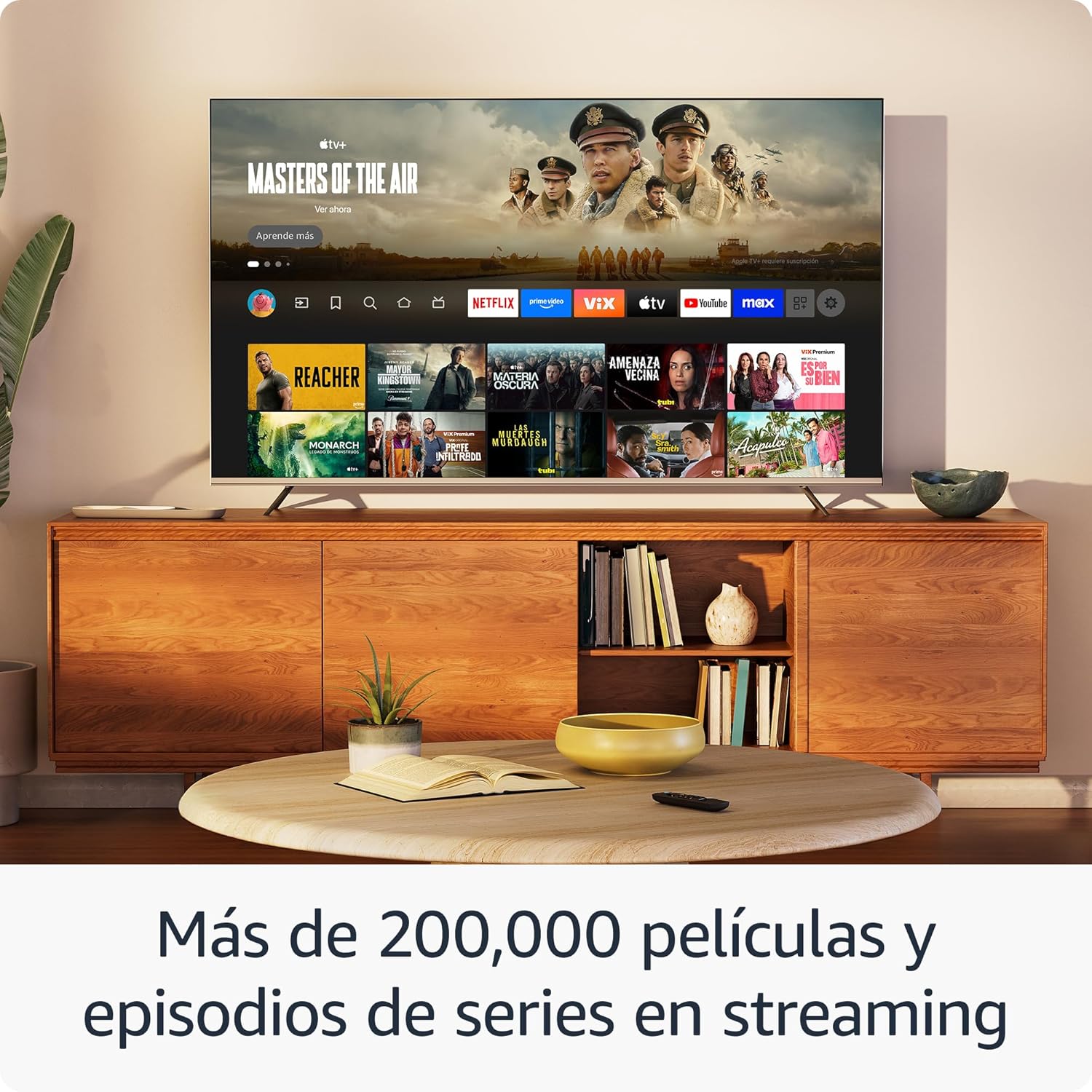 Fire TV Stick HD (modelo más reciente), TV gratuito, Control remoto por voz Alexa, controles de Smart Home, streaming en HD