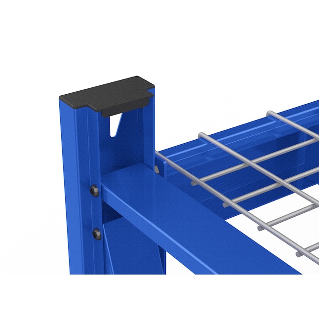 Estantería utilitaria de 4 niveles de acero empernado Kobalt de alta resistencia (77 pulgadas de ancho x 24 pulgadas de profundidad x 72 pulgadas de alto), (capacidad de 1500 libras por estante)