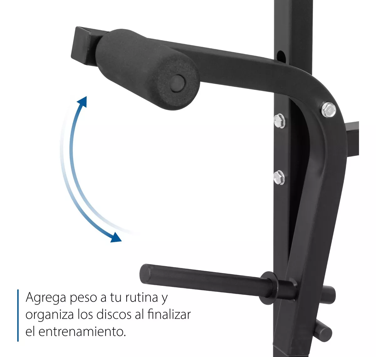 Banco Para Pesas Multifuncional Altera Con Discos Ajustables