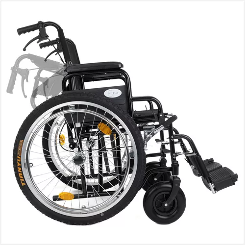 Silla De Ruedas Todo Terreno Extra Resistente Frenos De Lujo