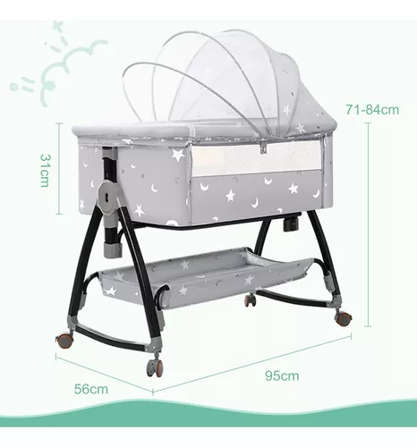 Cuna Moisés Plegable Portátil Mosquitero Bebe Colchon Niños Diseño 