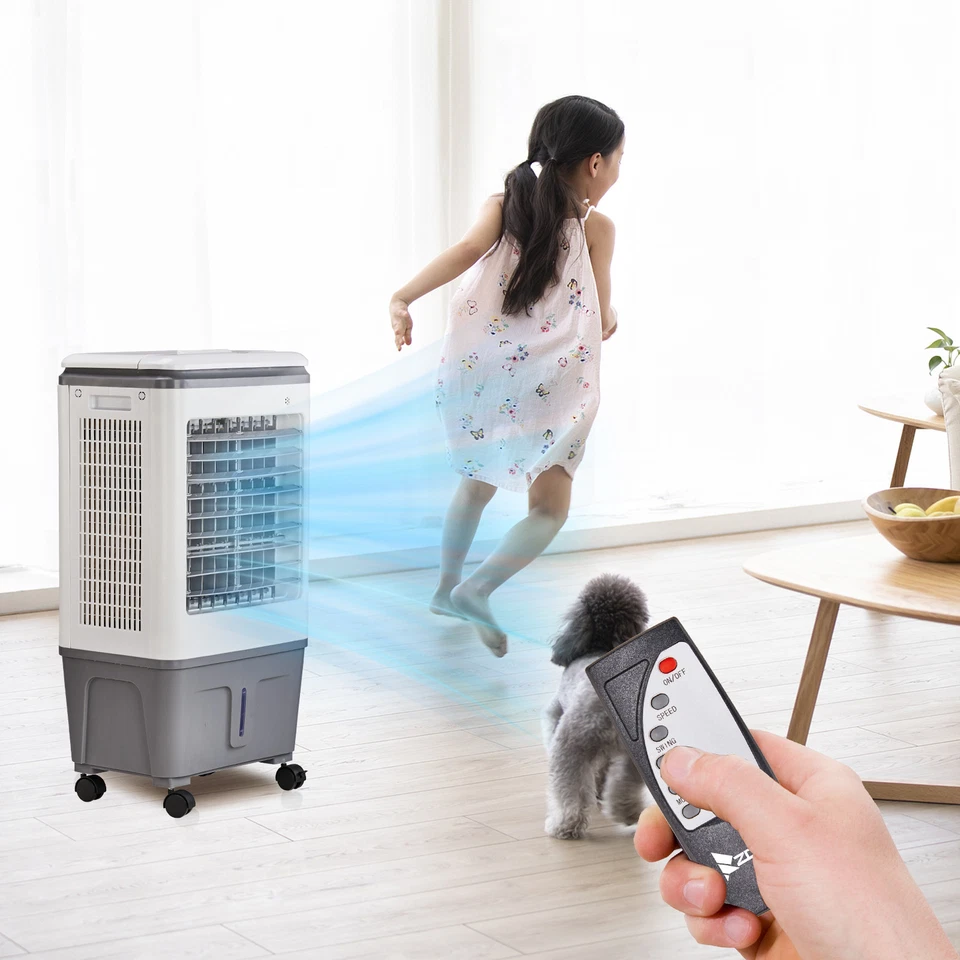 Aire acondicionado portátil 20L 3 en 1, enfriador de aire evaporativo/humidificador/refrigeración