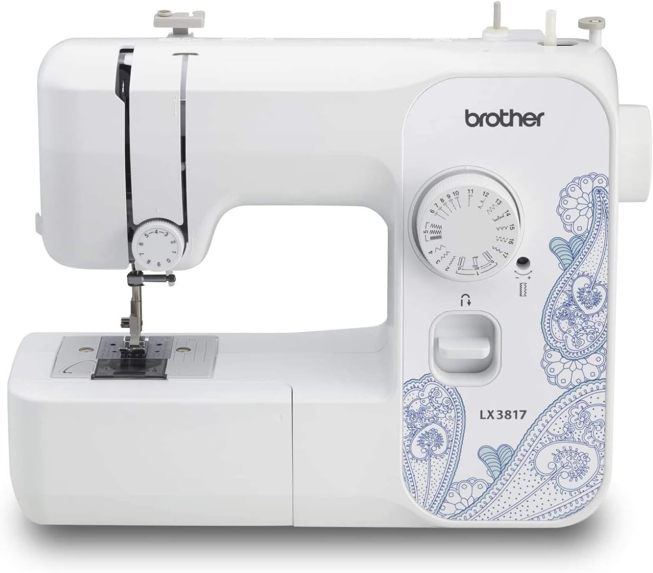 Brother RLX3817 - Máquina de Coser de 17 Puntos, Color Blanco 
