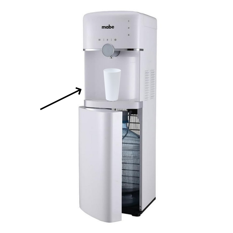 Dispensador de Agua Mabe EMBL1TB Blanco-taza
