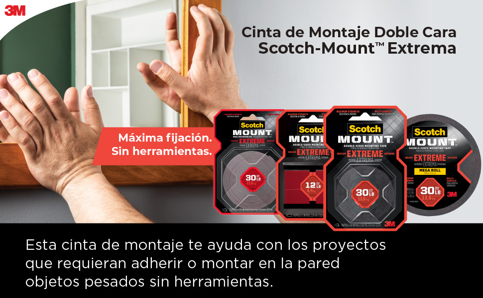 Banner Header Scotch-Mount Extrema.