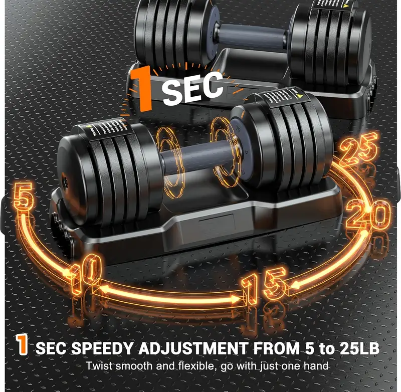 conjunto de mancuernas ajustables de 2 con mango de   antideslizante, juego de mancuernas ajustables 5 en 1 con barra, juego de pesas para fitness en casa, mancuernas, barra, kettlebell, flexiones, equipo de entrenamiento físico para hombres y mujeres. detalles 0