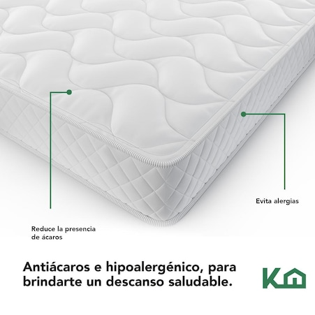Colchón Individual en Caja 15 cm Alto Memory Foam Kingshouse