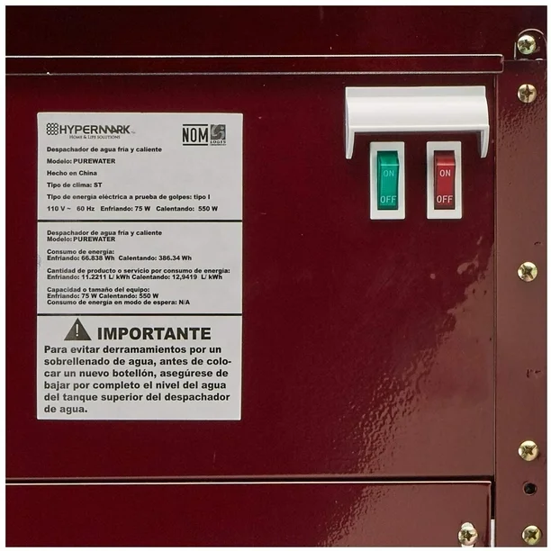 Dispensador De Agua Hypermark Purewater Hm0036w Almacen HYPERMARK Purewater HM0036W