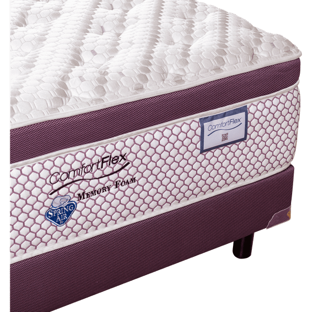 Colchón Matrimonial Spring Air Aurora Euro Top Memory Foam