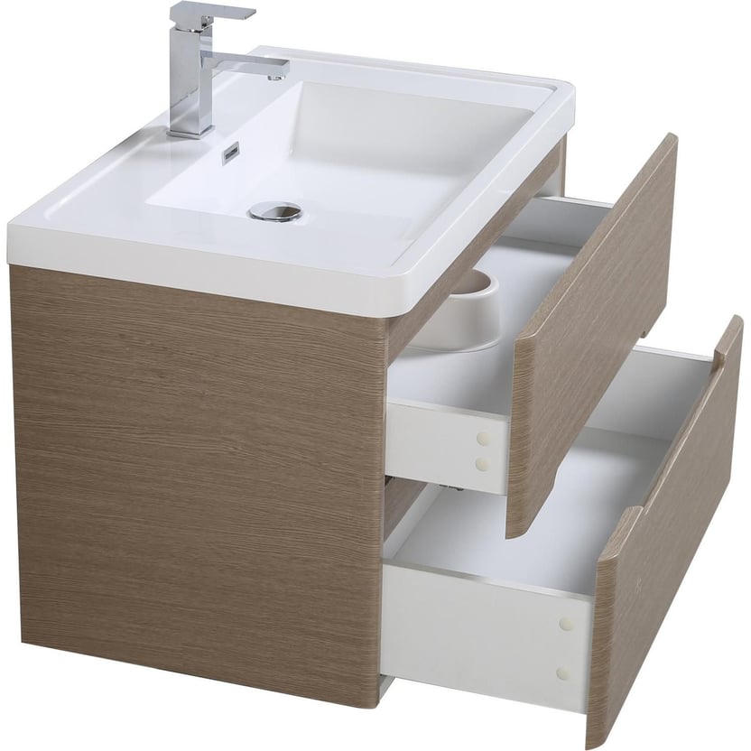Mueble baño river taupe 80 cm