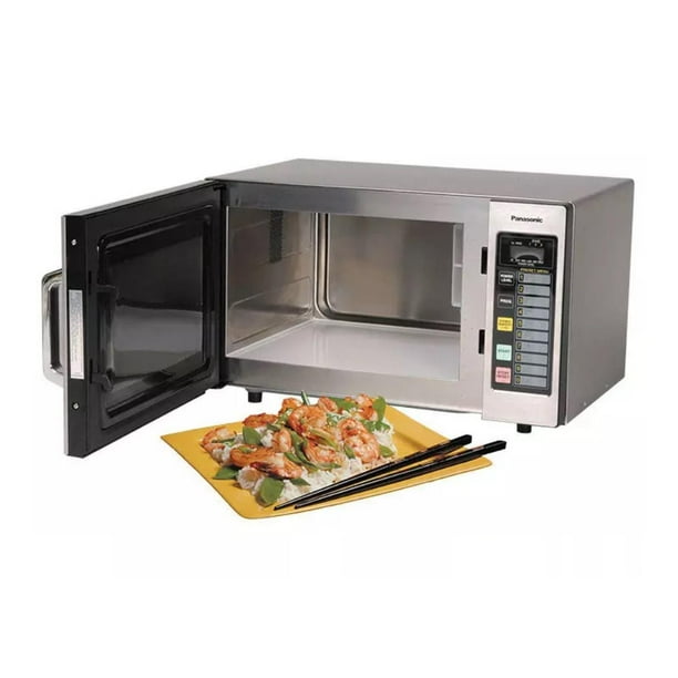 Microondas Industrial Panasonic NE-1064F color Gris 22 L 127V gris 1 Panasonic NE-1064F