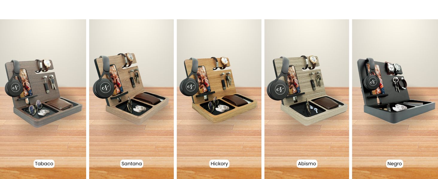 Regalos para Hombre, Organizador de Escritorio, Docking Station, Accesorios para escritorio