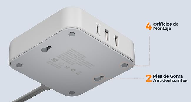 multicontacto 3 metros