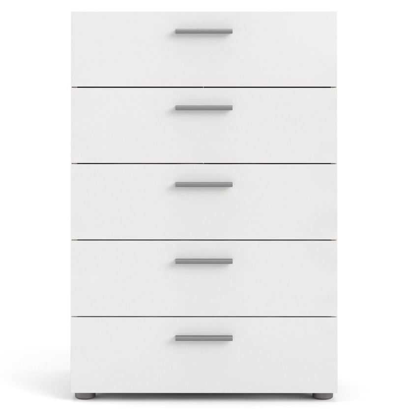 Cómoda 5 cajones blanco Pepe
