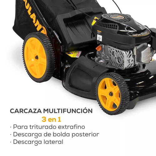 Podadora A Gasolina Poulan Pro 21p 3en1 170cc 6.5 5pos 11x8 Color Negro y Amarillo