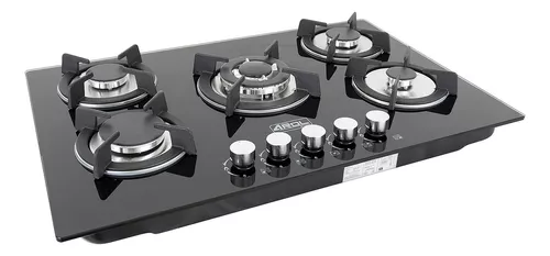 Combo Parrilla y Campana Slim 80 cm Negro Arol - Parrilla P-CN5Q77 y Campana CSL-80BL