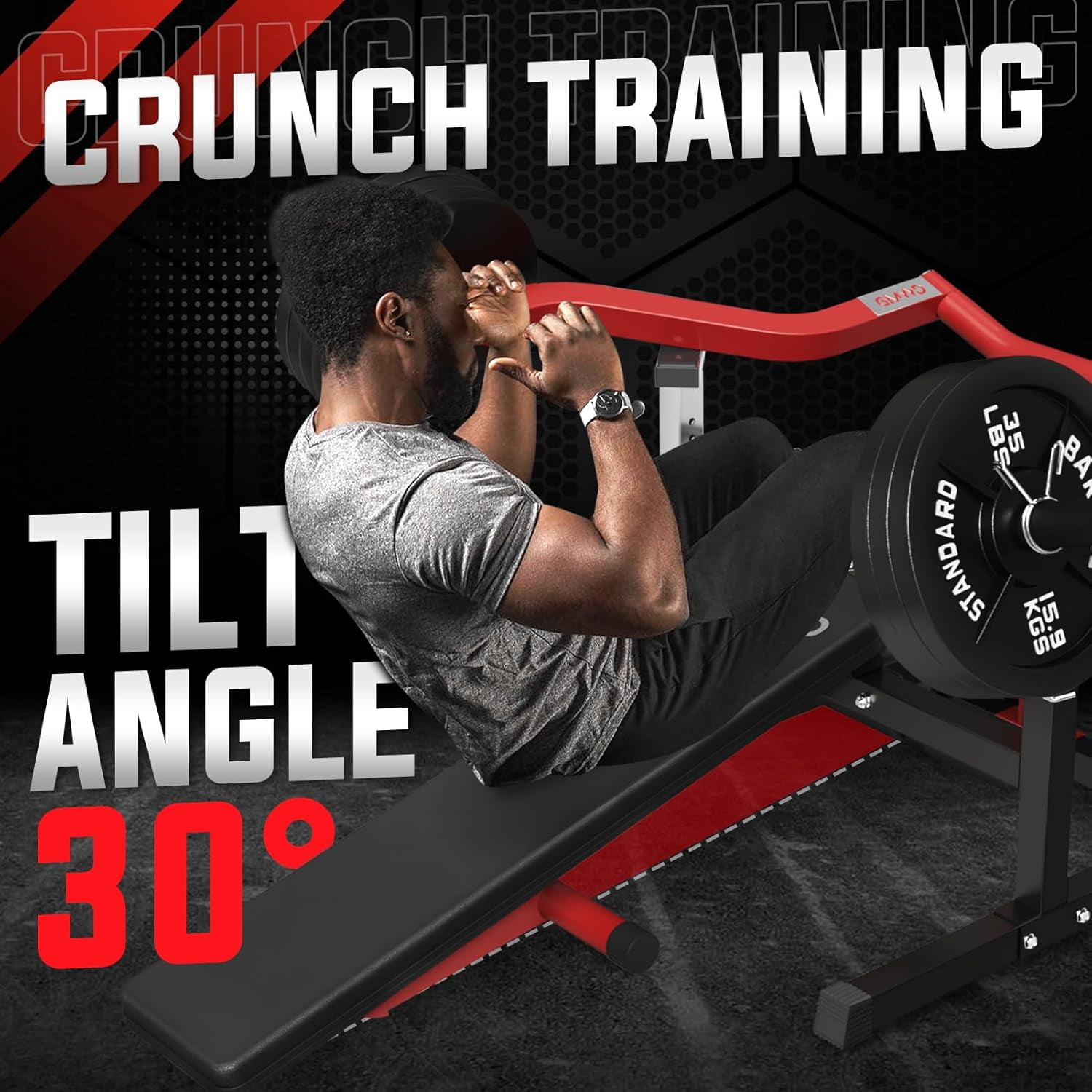 Máquina de prensa de pecho GMWD, máquina de prensa de banco de 1050 libras con brazos convergentes independientes, banco inclinado plano ajustable para pecho, entrenamientos AB, equipo de gimnasio en casa para hombros