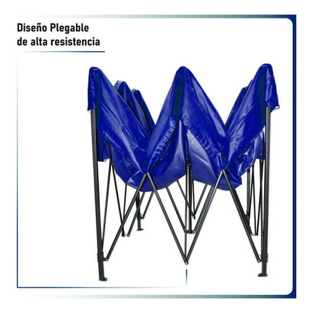 Kit Toldo Carpa 3x3 + Mesa Plegable 1.80m Jardin Exterior