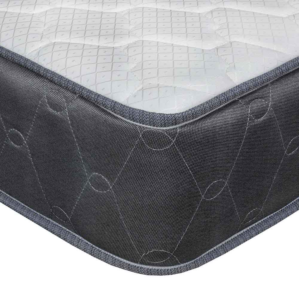 Dormitorio FORLI Acqua 2 Plazas Blanco/Gris + Sofá Cama