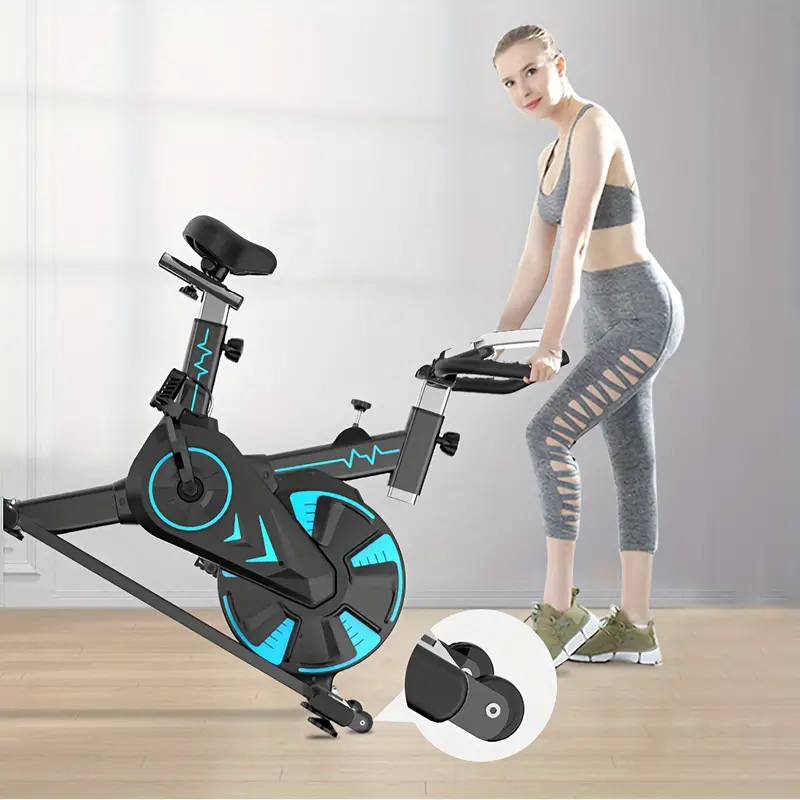 1pc Bicicleta Dinámica para el Hogar, Coche de Fitness,   para Deportes Aeróbicos, Entrenamiento Corporal, Sin Batería detalles 2