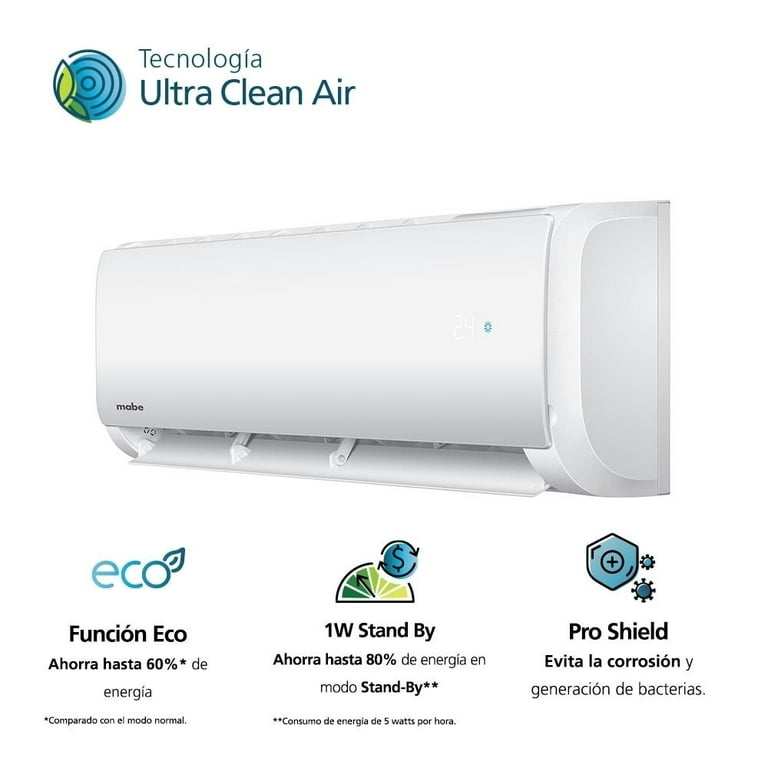 Aire Acondicionado Mabe Tradicional 12,000 BTU sólo frío 115V