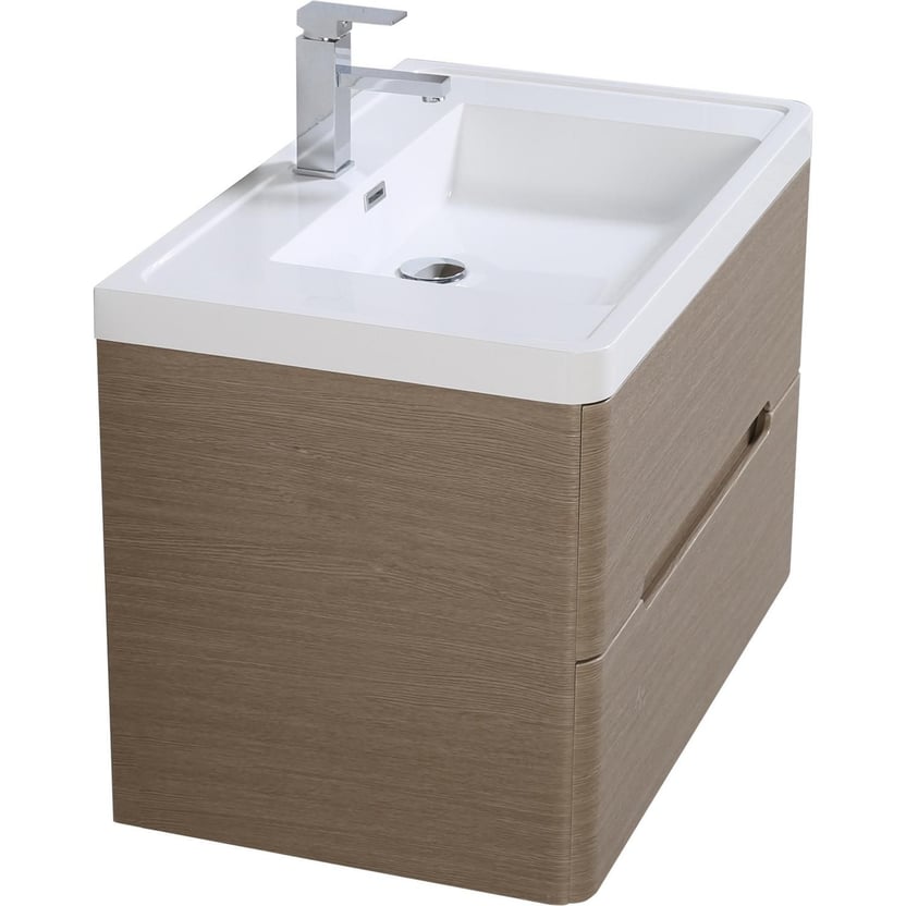 Mueble baño river taupe 80 cm