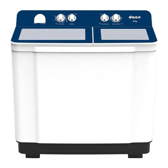 Lavadora Dace Semiautomática Doble Tina 20 Kg Blanca