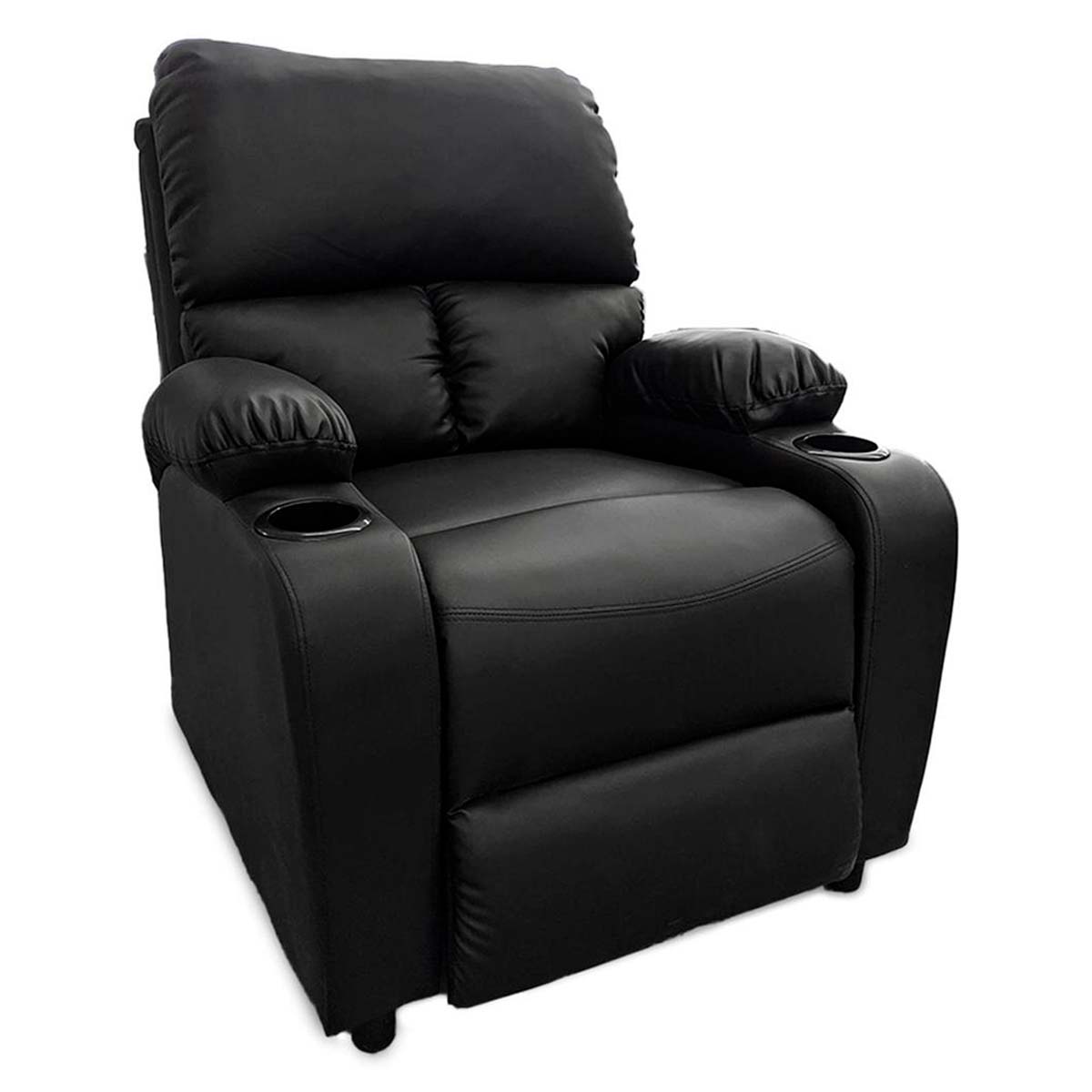 Sillón Midtown Concept Reposet con Porta Vaso Reclinable Café