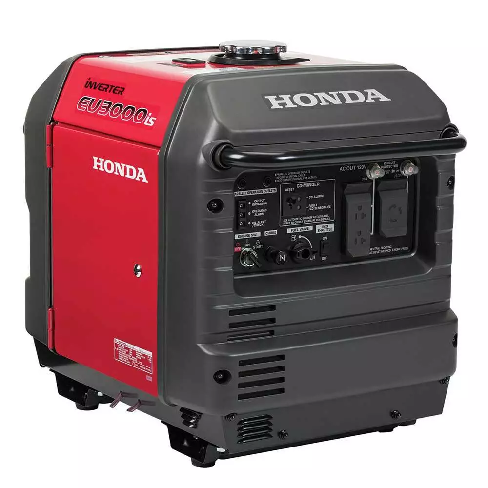 Generador inversor portátil súper silencioso Honda EU3000IS1AN 3000W 120V con CO-MINDER