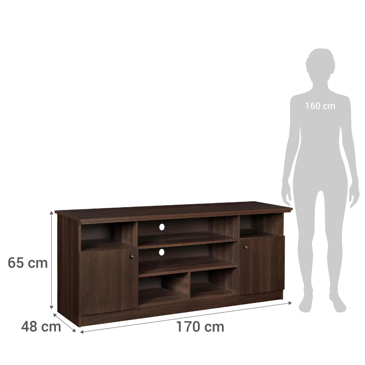 Rack de TV 65x170x48 cm nogal