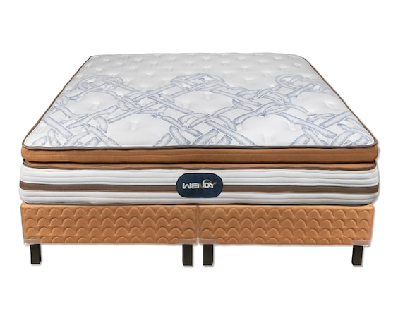 Juego de Colchón y Box King Size Wendy Oxford