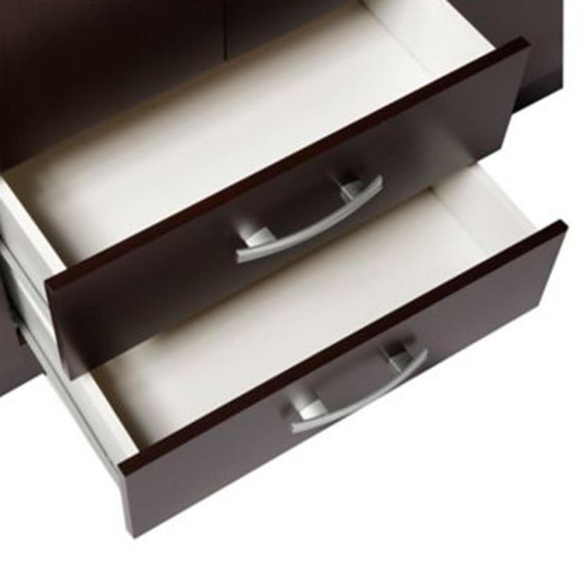 Closet chocolate 6 puertas 2 cajones