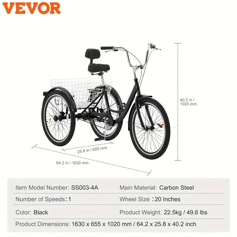   20 adult trike bicycle tricycles bike   wheel bike carbon steel details 0