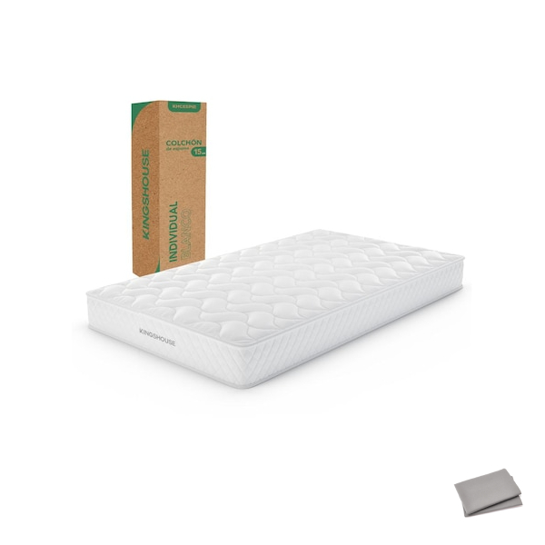 Colchón Individual en Caja 15 cm Alto Memory Foam Kingshouse