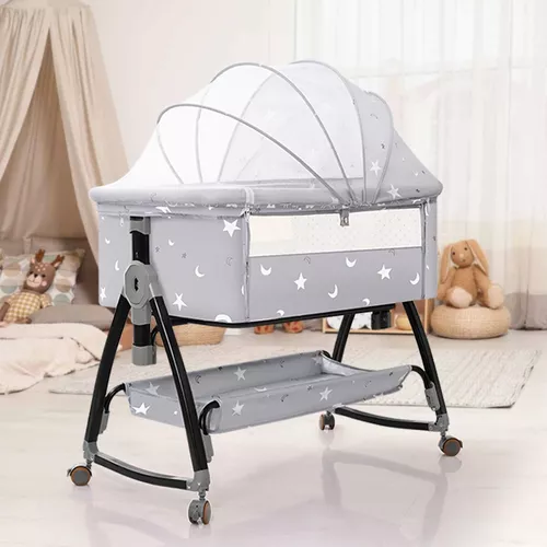 Cuna Moisés Plegable Portátil Mosquitero Bebe Colchon Niños Diseño 