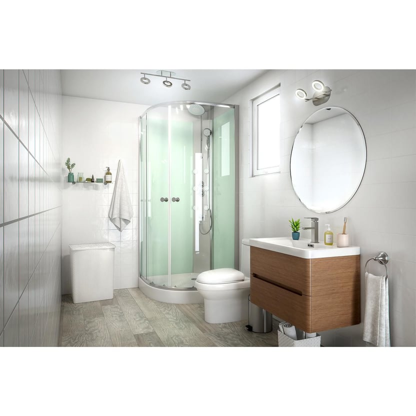 Mueble baño river taupe 80 cm