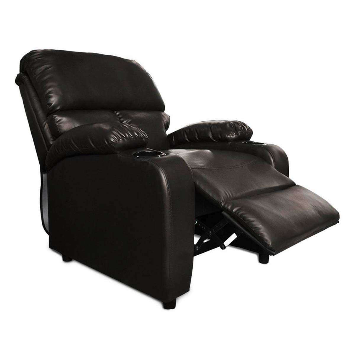 Sillón Midtown Concept Reposet con Porta Vaso Reclinable Café