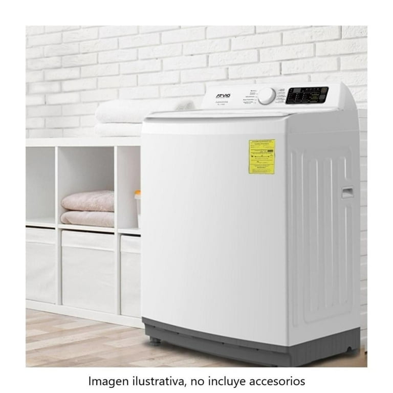 Lavadora Atvio Automática TL 17 Kg Color Blanca