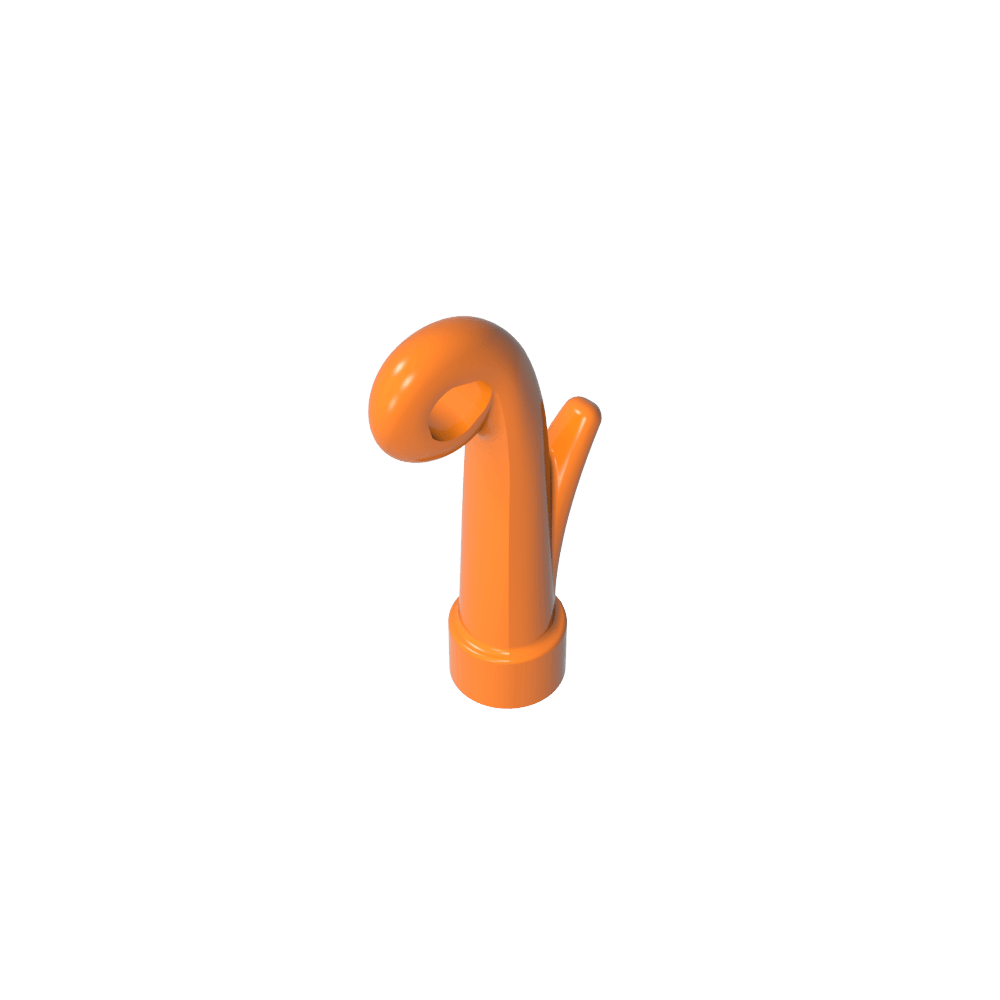 Pflanze, Grashalm mit Stangenloch [3,2 mm] - MyGobricks