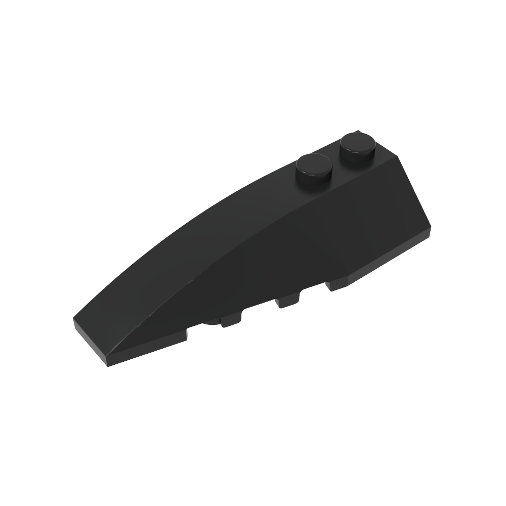 Keil gebogen 6 x 2 links-MyGobricks