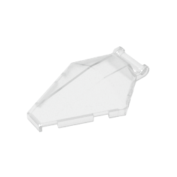 Windschutzscheibe 6 x 4 x 1 Sechseckig mit Griff - MyGobricks