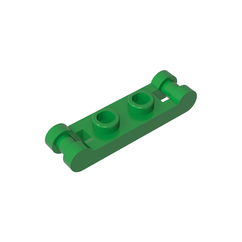 Platte Spezial 1 x 2 mit Griffen an den Enden-MyGobricks