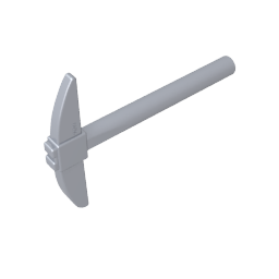 Figur, Utensil Spitzhacke