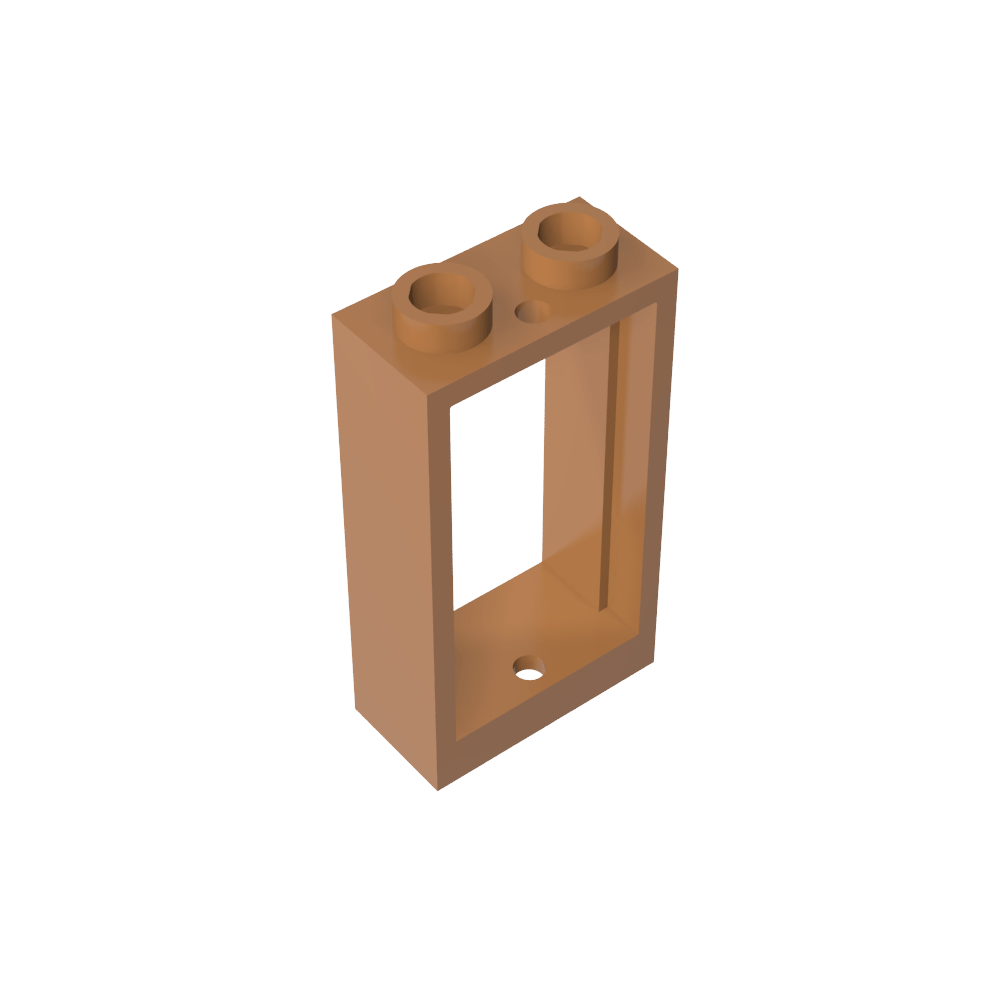 Fenster 1 x 2 x 3 Flache Vorderseite-MyGobricks