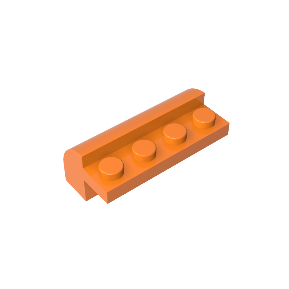 Gebogener Ziegelstein 2 x 4 x 1 1/3 mit gebogener Oberseite - MyGobricks