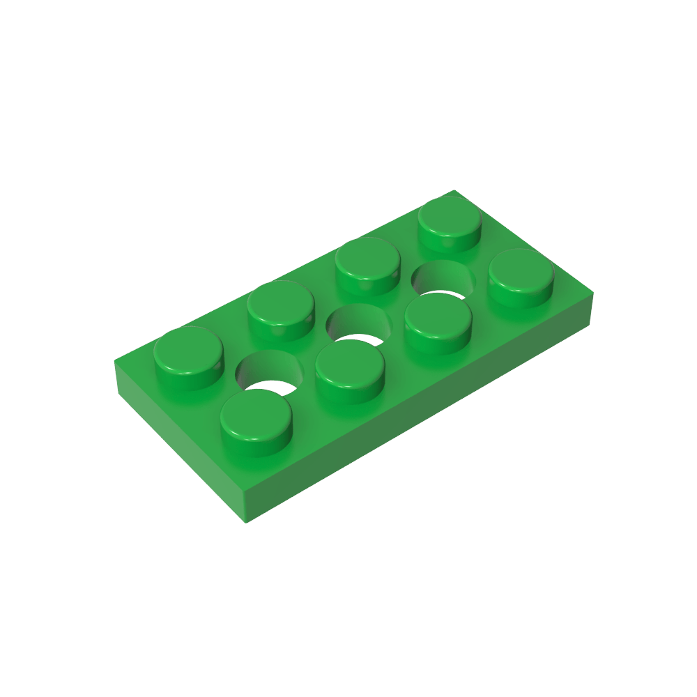 Technic Platte 2 x 4 [3 Löcher]-MyGobricks