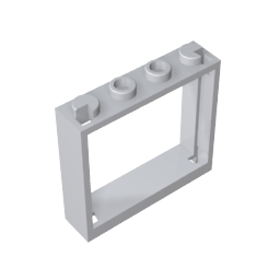 Fenster 1 x 4 x 3 ohne Fensterladenlaschen