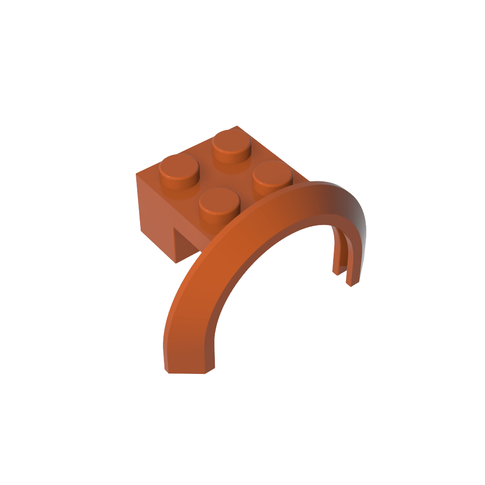 Radlauf, Kotflügel 4 x 2 1/2 x 2-MyGobricks