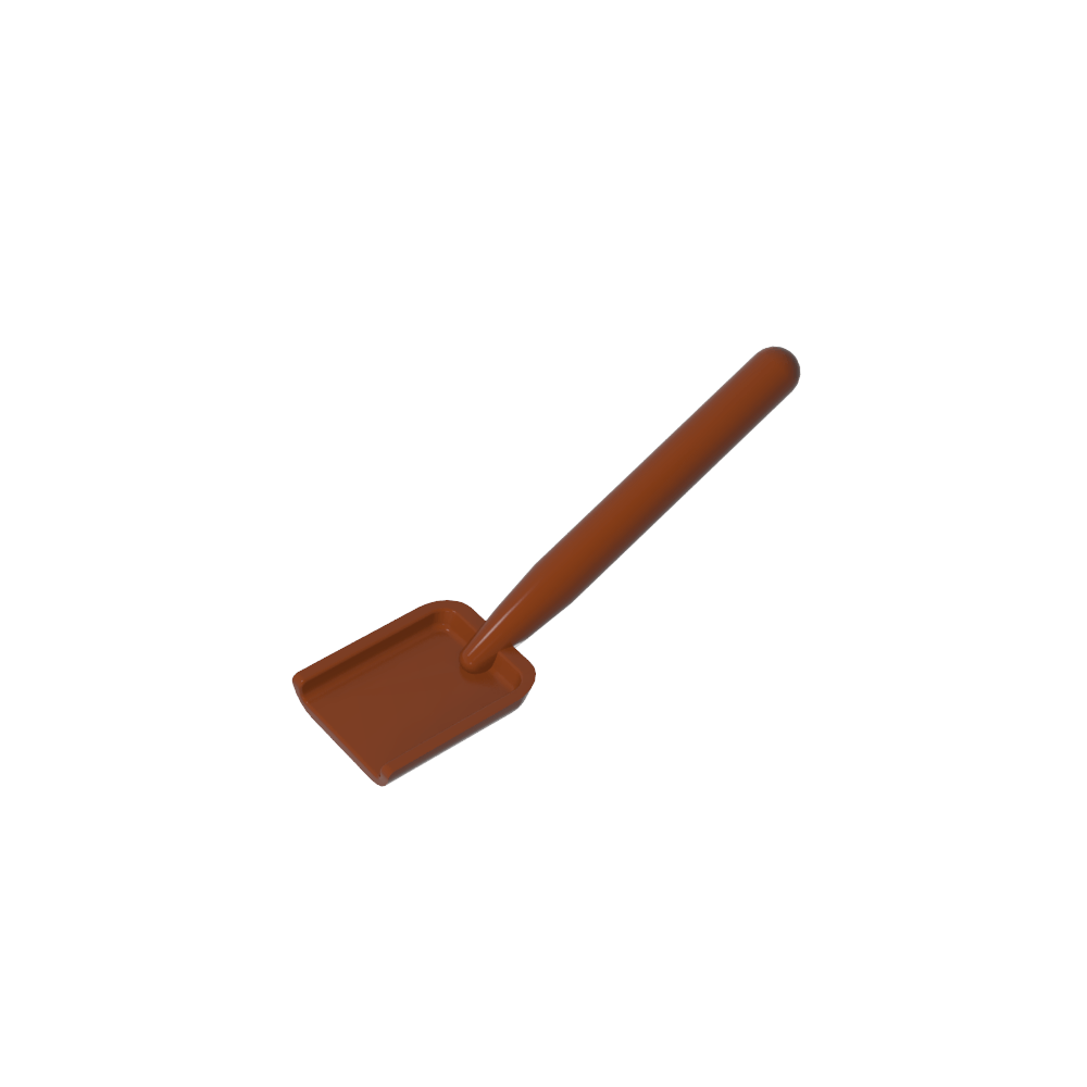 Ausrüstungsschaufel [Rundes Stielende]-MyGobricks