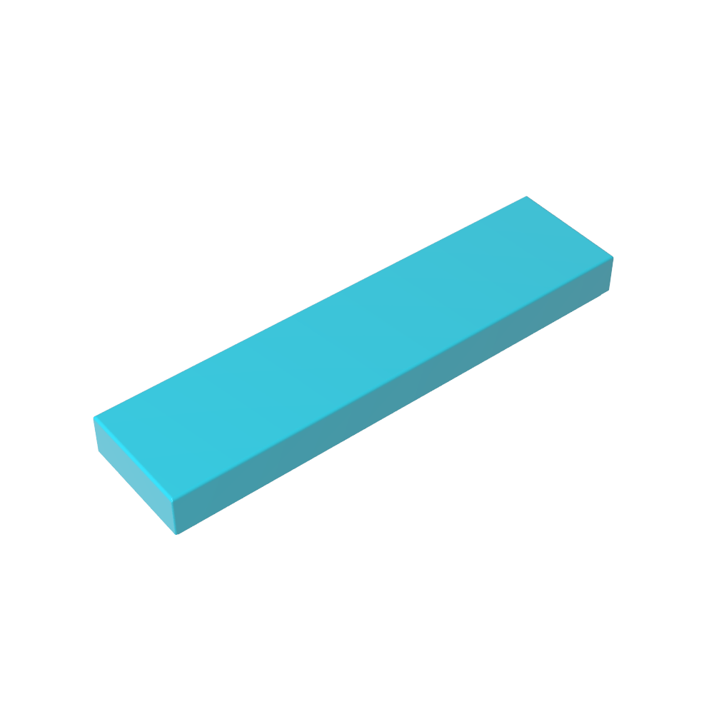 Fliese 1 x 4 mit Nut - MyGobricks